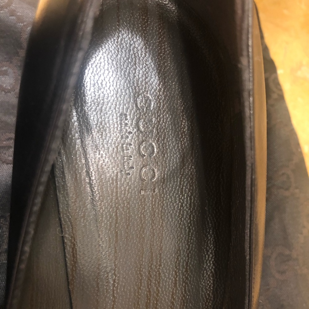 Authentic Gucci Black Leather Pumps with Dust Bag - Picture 10 of 13